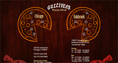 Desktop Screenshot of gulliverspizza.com